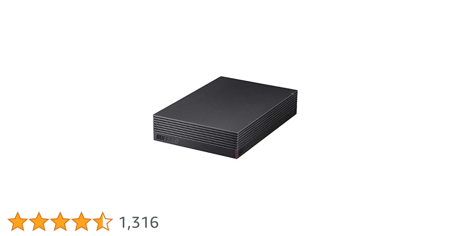 Amazon | バッファロー HD-NRLD4.0U3-BA 4TB 外付け